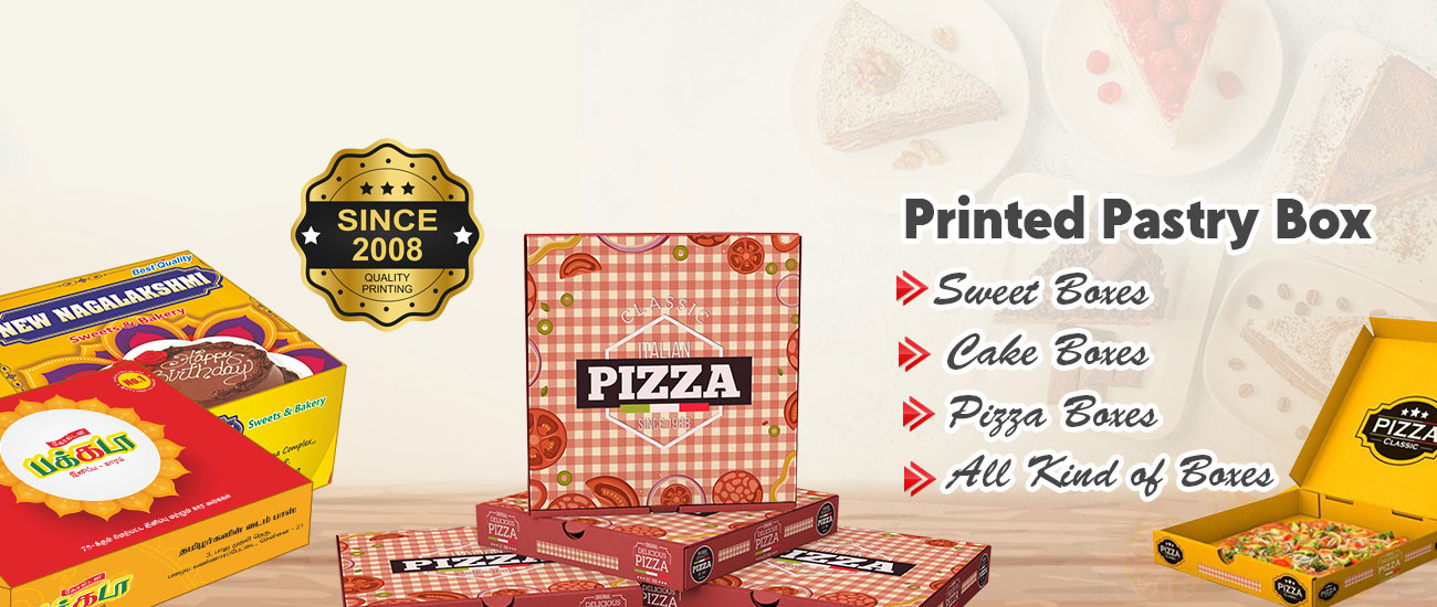 Printed Pastry Boxes